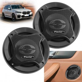1Pair 12V 5 inch universal car speaker 300W auto sound system car audio coaxial speakers tweeter som automotivo with car horn