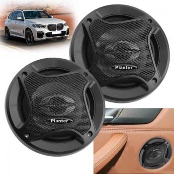 1Pair 12V 5 inch universal car speaker 300W auto sound system car audio coaxial speakers tweeter som automotivo with car horn