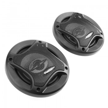 1Pair 12V 5 inch universal car speaker 300W auto sound system car audio coaxial speakers tweeter som automotivo with car horn