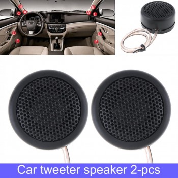 1 Pair 380W High Efficiency Mini Dome Car Tweeter Speakers Auto Horn Audio Music Stereo Speakers  for Car Audio System