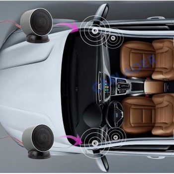 Car 2 inch full range speaker High pitch midrange full frequency Tweeter HIFI Audio with no amplifier required he best speakers