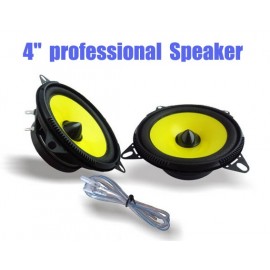 2016 1 Pair 4 inch Car Speaker Automobile Automotive Car HIFI Full Range Bubble Gum Edge Speakers Car horn