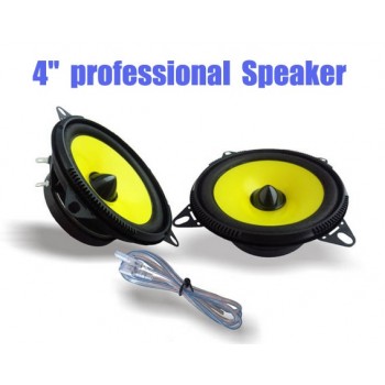 2016 1 Pair 4 inch Car Speaker Automobile Automotive Car HIFI Full Range Bubble Gum Edge Speakers Car horn