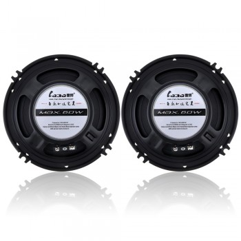 Universal DC 12V 1 Pair 6.5 Inch 60W Car Speaker Automobile Car HiFi Audio Full Range Frequency Speaker High Pitch Loudspeaker