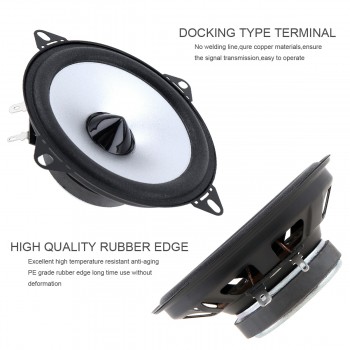 LB-PS1401D 4 Inch 60W  Vehicle Loudspeaker Paired Automobile Automotive Car HiFi Speaker Full Range Bubble Gum Edge Speaker