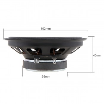 LB-PS1401D 4 Inch 60W  Vehicle Loudspeaker Paired Automobile Automotive Car HiFi Speaker Full Range Bubble Gum Edge Speaker