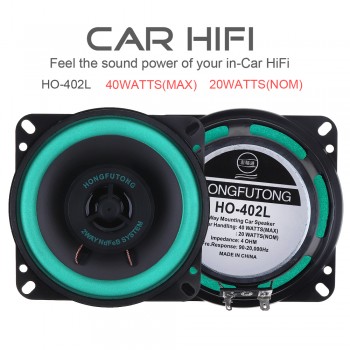 2pcs  4Inch 40W Car HiFi Coaxial Speaker Vehicle Door Auto Audio Music Stereo Full Range Frequency Speakers for Cars