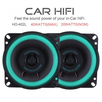 2pcs  4Inch 40W Car HiFi Coaxial Speaker Vehicle Door Auto Audio Music Stereo Full Range Frequency Speakers for Cars