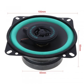 2pcs  4Inch 40W Car HiFi Coaxial Speaker Vehicle Door Auto Audio Music Stereo Full Range Frequency Speakers for Cars