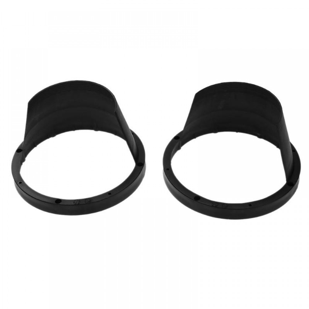 2pcs 6.5Inch Plastic Car Speaker Waterproof Cover Plastic Protective Horn Spacer Car Waterproof Horn Pad