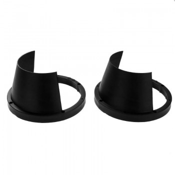 2pcs 6.5Inch Plastic Car Speaker Waterproof Cover Plastic Protective Horn Spacer Car Waterproof Horn Pad