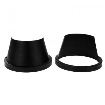 2pcs 6.5Inch Plastic Car Speaker Waterproof Cover Plastic Protective Horn Spacer Car Waterproof Horn Pad