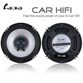 2pcs LaBo 6.5 Inch 100W 2 Way Car Coaxial Speaker Vehicle Door Auto Audio Music Stereo Full Range Frequency Hifi Loudspeaker