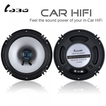 2pcs LaBo 6.5 Inch 100W 2 Way Car Coaxial Speaker Vehicle Door Auto Audio Music Stereo Full Range Frequency Hifi Loudspeaker