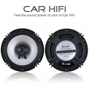 2pcs LaBo 6.5 Inch 100W 2 Way Car Coaxial Speaker Vehicle Door Auto Audio Music Stereo Full Range Frequency Hifi Loudspeaker