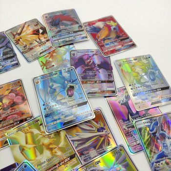 No Repeat 100 120 200 324Pcs Pokemons EX GX MEGA Shining Game Battle Carte Trading Cards Game With Booster Box For Children Toy