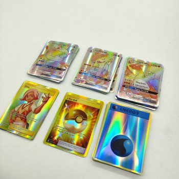 No Repeat 100 120 200 324Pcs Pokemons EX GX MEGA Shining Game Battle Carte Trading Cards Game With Booster Box For Children Toy