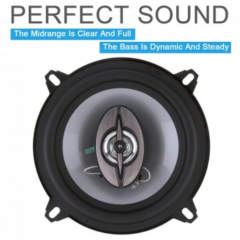 2pcs 180W 5 Inch 13cm 2Way Car Coaxial Hifi Speakers Auto Music Stereo Full Range Frequency Speaker Non-destructive Installation