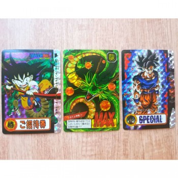 43pcs Dragon Ball Super Ultra Instinct Goku Jiren Action Toy Figures Commemorative Edition Game Flash card Collection Cards