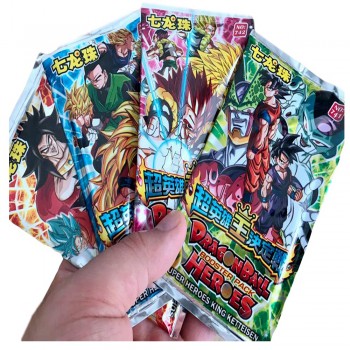 32 pcs/lot Dragon Ball Collection Cards Super Saiyan Goku Vegeta Super Heroes King Trading Card Kid Gift Toy