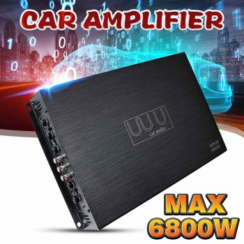 DC 12V 6800W 4Channel Car Amplifier Audio Stereo Bass Speaker Car Audio Amplifiers Subwoofer Car Audio Amplifiers Amplificador