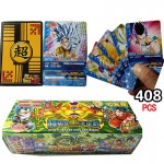 408pcs/lot Dragon Ball Z Super Saiyan Goku Vegeta Freeza Collection Cards Dragon Ball Z Action Figure Cards Kid Gift Toy