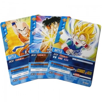 408pcs/lot Dragon Ball Z Super Saiyan Goku Vegeta Freeza Collection Cards Dragon Ball Z Action Figure Cards Kid Gift Toy