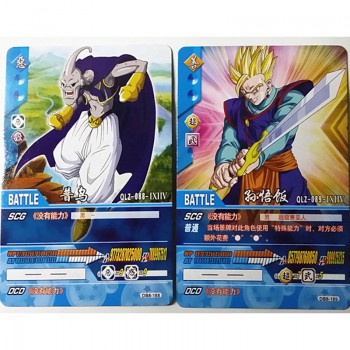 408pcs/lot Dragon Ball Z Super Saiyan Goku Vegeta Freeza Collection Cards Dragon Ball Z Action Figure Cards Kid Gift Toy