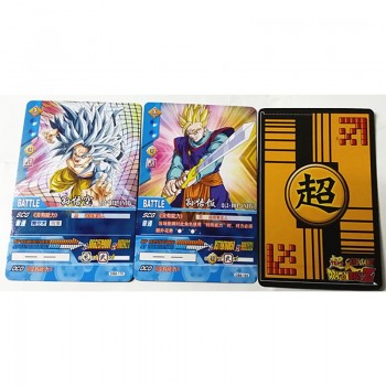408pcs/lot Dragon Ball Z Super Saiyan Goku Vegeta Freeza Collection Cards Dragon Ball Z Action Figure Cards Kid Gift Toy