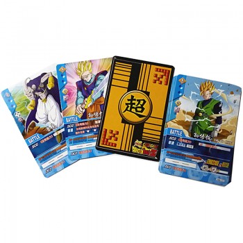 408pcs/lot Dragon Ball Z Super Saiyan Goku Vegeta Freeza Collection Cards Dragon Ball Z Action Figure Cards Kid Gift Toy
