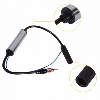 Car Antenna Plug Radio FM Inline Signal Amplifier Booster Extension Cable Car Accessories