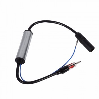Car Antenna Plug Radio FM Inline Signal Amplifier Booster Extension Cable Car Accessories