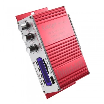 HY - 400 Stereo Super Bass Audio Digital Player Hi-Fi Car Power Amplifier with FM LCD Display support USB SD Mp3 Remote Control