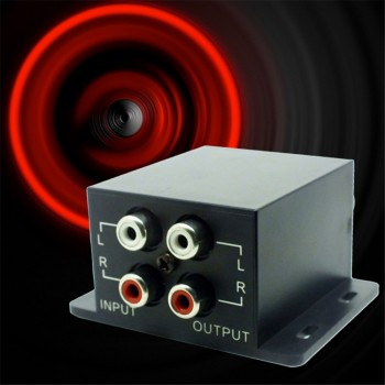 New Car Power Amplifier Audio Regulator Bass Subwoofer Equalizer Crossover Controller 4 RCA Adjust Line Level Volume Amplifier