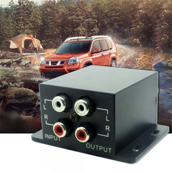 New Car Power Amplifier Audio Regulator Bass Subwoofer Equalizer Crossover Controller 4 RCA Adjust Line Level Volume Amplifier