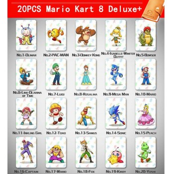 Compatible 22 NFC Game Cards For Botw Switch Zelda Breath Wild Super Mario Smash Cart 8 Bros Odyddey Splatoon 2 Kriby Ultimate