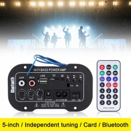 5Inch 25W HI-FI Bluetooth Car Audio Power Amplifier Auto FM Radio Player Support/ SD / USB / DVD / MP3 Input