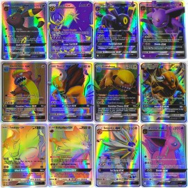 100/60pcs Pokemons Cards MEGA EX GX Flash Game Cards Toy For Children Trainer Cards Game Go Figures Kids Toys