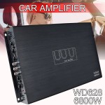 DC 12V 6800 Watt 4-Channel Car Amplifier Audio Stereo Bass Speaker Car Audio Amplifiers Subwoofer Car Audio Amplifiers