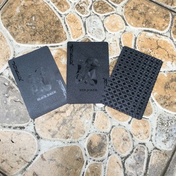 Black Golden Playing Cards Game Collection Cards Poker Set Plastic Durable Waterproof Kids Adults Games Toys Gifts Creative Fun