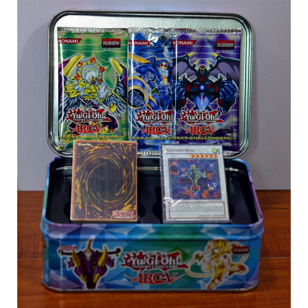 New 109PCS Game Yu Gi Oh Playing Cards metal box Cartoon Yugioh Game Cards Japan Boy Girls Yu-Gi-Oh Cards Collection Fun Toys