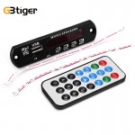 Car Digital LED 12V MP3 Player Decoder Board Panel Audio Module Support FM Radio USB TF AUX Remote Display No Bluetooth