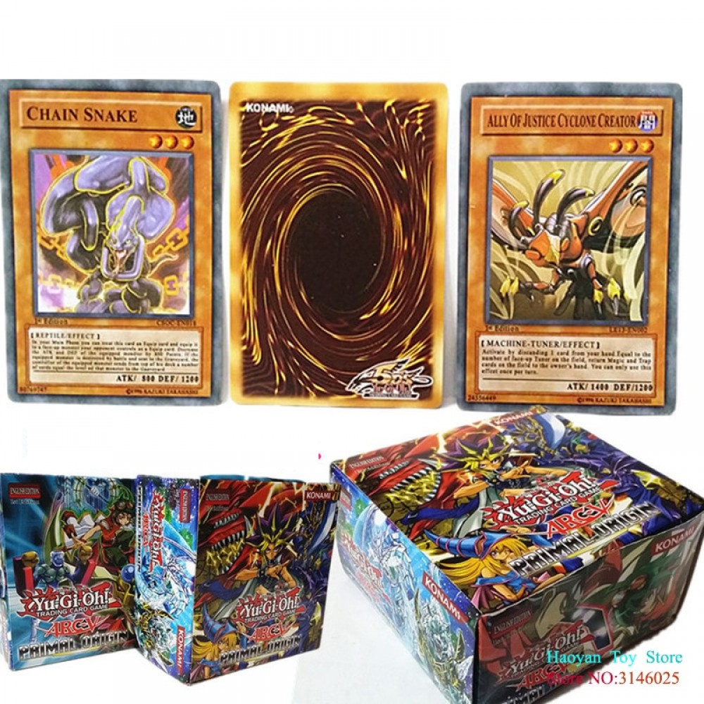 288PCS Anime Japan Yugioh Game Cards Cartoon Yugioh Game Cards Japan Boy Girls Yu-Gi-Oh Cards Collection For With Box