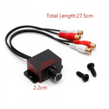 Free delivery New Car Audio Amplifier Bass RCA Level Remote Volume Control Knob LC-1 Universal