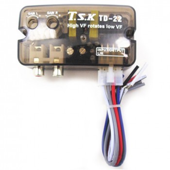 12V Car Stereo High to Low with High Frequency Switch Delay Function Car Stereo Amplifier Subwoofer Low Frequency Converter