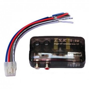 12V Car Stereo High to Low with High Frequency Switch Delay Function Car Stereo Amplifier Subwoofer Low Frequency Converter