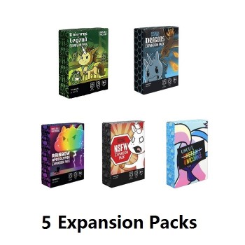 Unstable Unicorns Dragons Expansion Pack NSFW Expansion Pack Rainbow Apocalypse Collection Play Fun For Children Adults Gadgets
