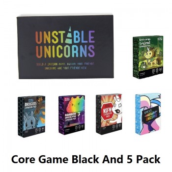 Unstable Unicorns Dragons Expansion Pack NSFW Expansion Pack Rainbow Apocalypse Collection Play Fun For Children Adults Gadgets