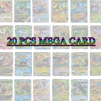12 Styles GX MEGA Shining Cards Game Battle Carte 100pcs Trading Cards Game Children Pokeball Toy For Kid Gift