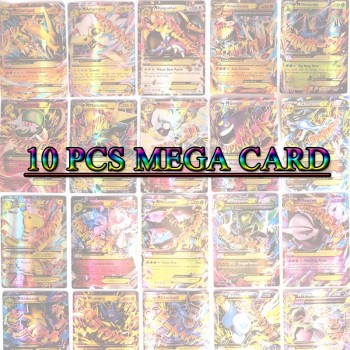 12 Styles GX MEGA Shining Cards Game Battle Carte 100pcs Trading Cards Game Children Pokeball Toy For Kid Gift